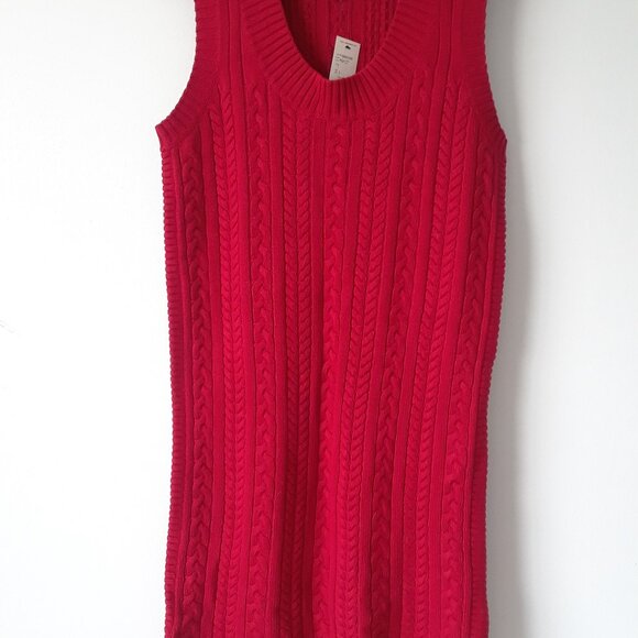 NWT Tristan 50% Wool 50% Pima Cotton Sweater Dress - Picture 6 of 11